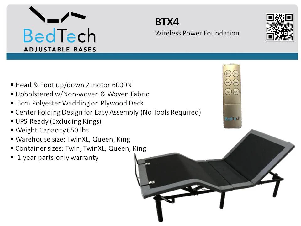 BedTech BTX4 Adjustable Bed - Image 3